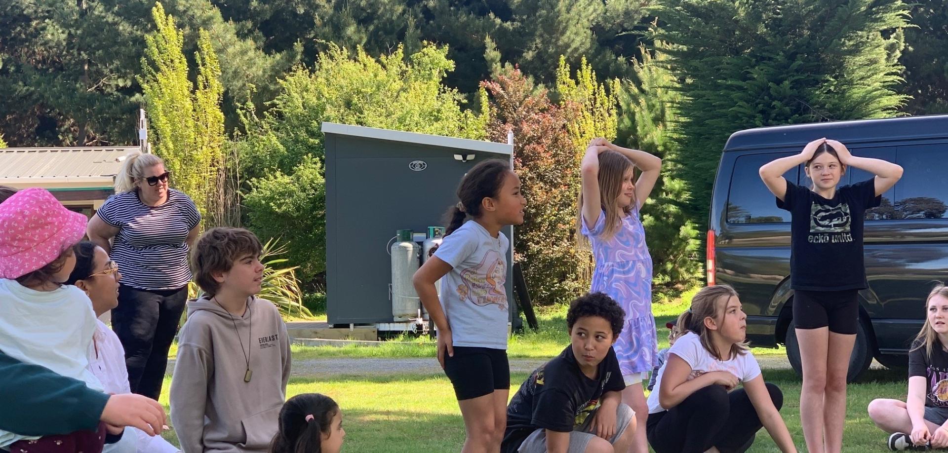 Kids playing in Canterbury